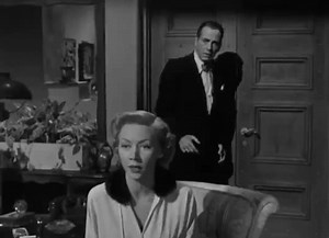Humphrey Bogart and Gloria Grahame in 'In a Lonely Place', 1950 #theforgottensplendour #humphreybogart #GloriaGrahame #starsofthesilverscreen #1950s #oldhollywoodfilms #filmnoir #oldhollywoodstars #blackandwhitefilms #oldhollywood #TheGoldenAgeofHollywood #movieswelove #blackandwhitefilms #classicreels #vintagereels #vintagestars #classicstars #thrillerfilms #iconicfilms #filmbuff #vintage #iconicstars #hollywood #vintageenthusiast #oldhollywoodglamour | The Forgotten Splendour