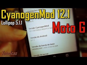CyanogenMod 12.1 no Moto G - Impressões.