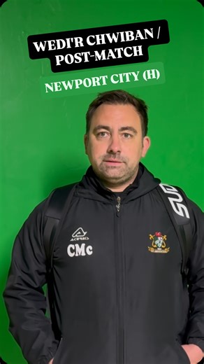 𝐖𝐄𝐃𝐈'𝐑 𝐂𝐇𝐖𝐈𝐁𝐀𝐍 / 𝐏𝐎𝐒𝐓-𝐌𝐀𝐓𝐂𝐇 Manager Callum McKenzie reflects on Town's narrow 1-0 home loss to Newport City in difficult weather conditions. #AberFelUn | #AberAsOne | Aberystwyth Town Football Club