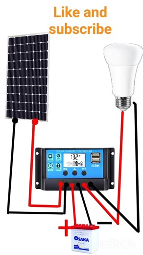 solar charge controller wiring #shorts #electrical