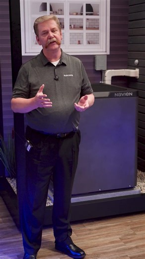 Navien | Experience the future of cooling with the NEW NAE Hydro-AC! ❄️⚡ Featuring innovative Hydro-Boost circulator technology that takes air... | Instagram