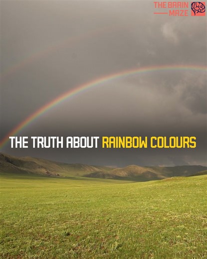 205K views · 4.2K reactions | Are rainbows really made of seven colours? What did Newton actually see—and what did he add? This video uncovers the deeper layers of the spectrum, where perception and physics collide. Based on insights from the Met Office, we explore the truths that lie just beyond human vision. Watch to see how history, science, and illusion shape what we think we know about rainbows. | The Brain Maze | Facebook