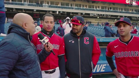 Brayan Rocchio, Juan Brito talk walk-off, more