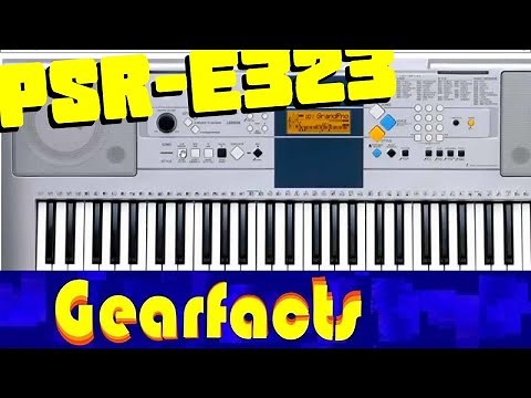 Yamaha PSR-E323: Great sounds, MIDI sockets and make sure you use sustain!