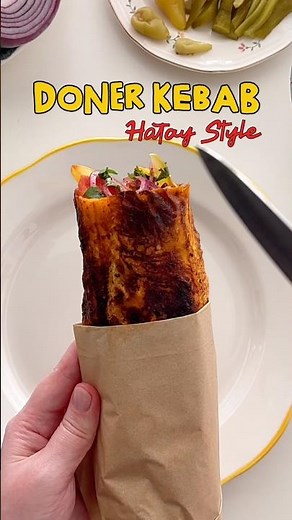The Famous Chicken Kebab Wrap at Home (Hatay Style) #kebab