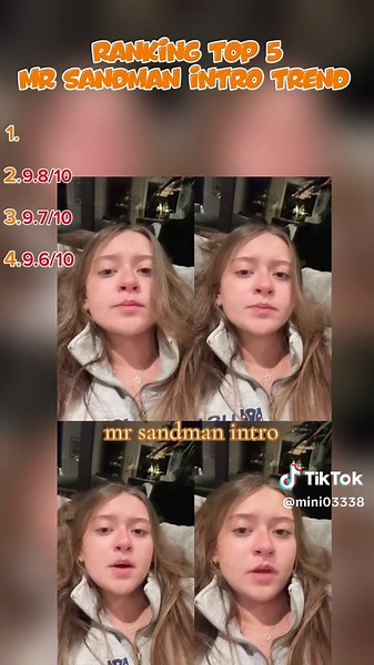 mr sandman intro trend #fyp #viralvideo #christmas #foryoupage #song | Mr Sandman Trend