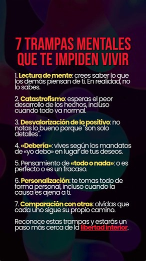 🧠 7 trampas mentales destructivas #frases #motivacion #frasesprofundas