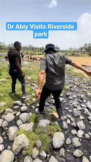 Inside Riverside park Abiy showcases Addis Abebas future beauty #love #abiyahmed #addisabeba #park