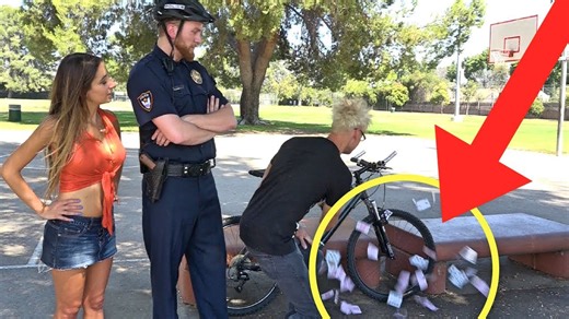 Cop gets pranked easily using magician’s clever trick