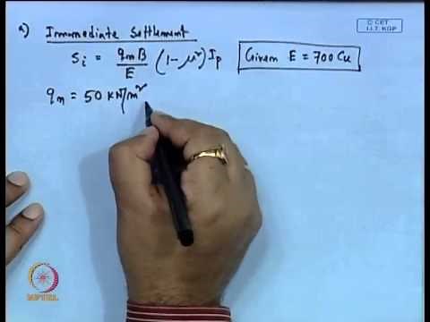 Mod-01 Lec-11 Shallow Foundation - Settlement Calculation - I