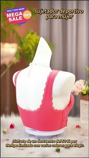 👙【3piezas】 Sujetador anti-caída con cierre lateral y diseño cruzado – Cómodo y moldeador ✨
