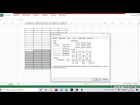 3 façons de tracer un tableau sur Excel (débutant Excel).