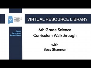 6th Grade Science Curriculum Walkthrough