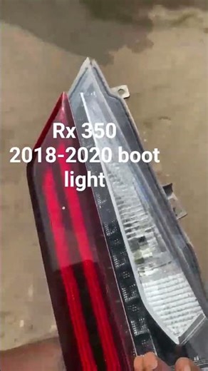 Rx 350 2018-2020 boot light