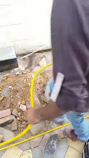 Making Trenches around the house - termite control