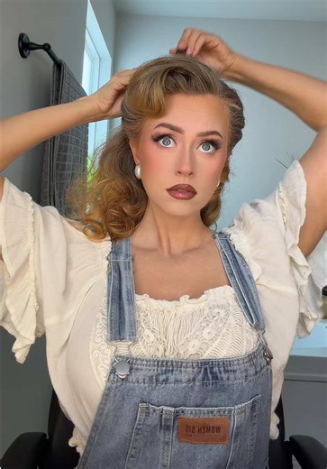Channel Your Inner Sandy: Vintage Pin-Up Hairstyle Tutorial