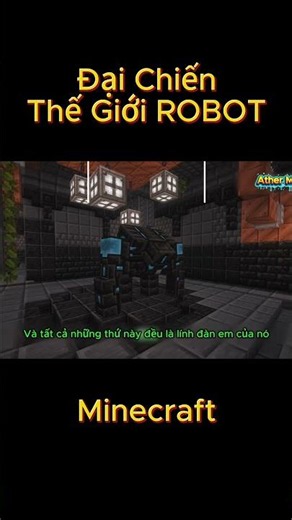 Đại Chiến Thế Giới ROBOT Trong Minecraft 1 🔥 #minecraft