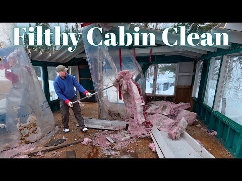Filthy Cabin Cleaned Out