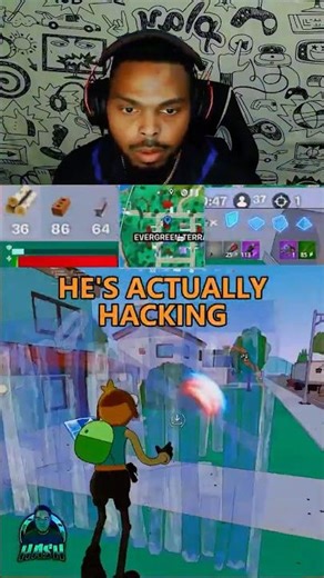 What A Hacker Looks Like In Fortnite! #fortnite #fortniteclips #gaming