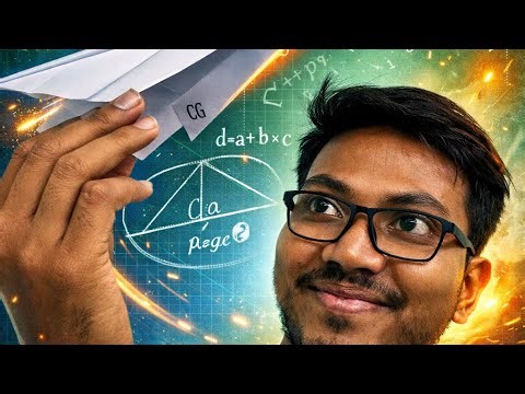 Secret Math Behind Paper Planes Nobody Teaches!