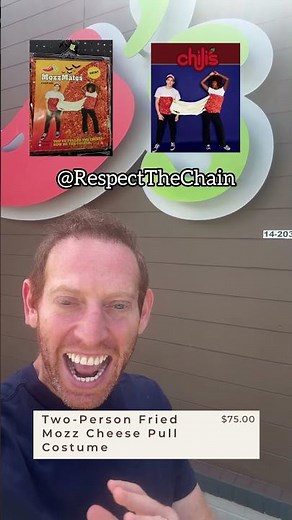 🧀👻 Chili’s Viral Mozz Mates Halloween Costume ($75 Cheese Pull!) Respect the Chain Sam E. Goldberg
