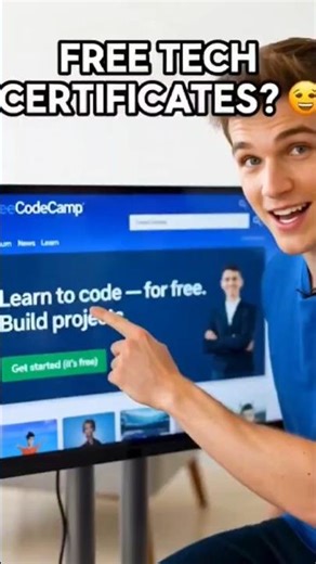 HOW I Got Tech Certificates for FREE! 🚀 (At Age 12) #coding #codinglife #codingtips #developer