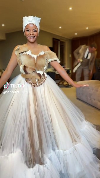 Springbok Skin Wedding Dress: A Unique Bridal Choice