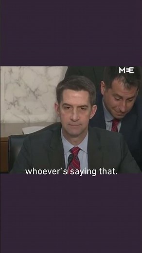 US Senator Tom Cotton calls pro-Palestine activist a “Codepink lunatic”