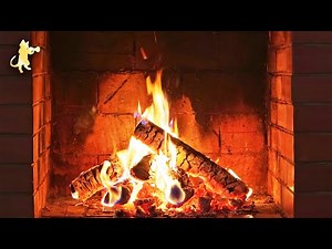 10 HOURS of Relaxing Fireplace Sounds - Burning Fireplace & Crackling Fire Sounds (NO MUSIC)