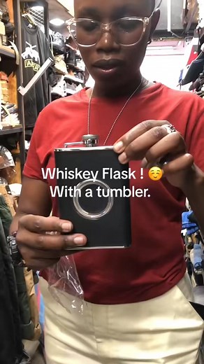 👉 Whiskey flask with a tumbler! 🔥 Durable 304 stainless steel 🎯 8 oz - just the right size 💪 Thickened for extra strength 🏞️ Great for travel or outdoors https://vivonlineshop.com/store/3/product/thickened-304-stainless-steel-portable-foldable-cup-8-oz-wine-flask | Vivonlineshop