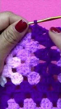 12 How to crochet Square or color sample No. 66 for quilts and pillows step by step