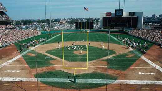 Lost NFL and MLB stadium with movable stands played host to historic O.J. Simpson and Beatles moment