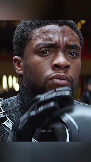 Is Black Panther's suit made of vibranium? #marvel #ironman