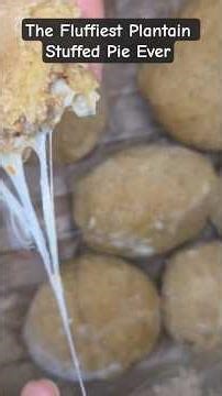 Easiest Baked Plantain Balls with Beef Filling & Cheese #shorts