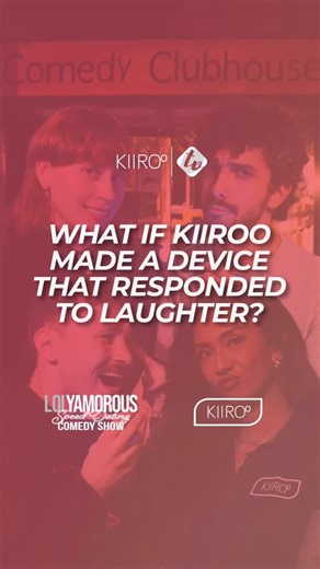 KiirooTV | Amsterdam on Instagram: "If Kiiroo made a toy that responded to laughter… would that make sex better or worse? 😂 The comedians of @lolyamorouscomedy had a lot of thoughts, some darker than others. 🛑 Trigger warning: Mentions of guns in a comedic story. These are jokes told by comedians, not reflective of Kiiroo’s views. 🖤 Black Friday is live at @kiirooamsterdam , shop smart, laugh responsibly. Featuring: @liicomedy , @notbrunocosta , and @its.k0lya Filmed at @lolyamorous / @comedy