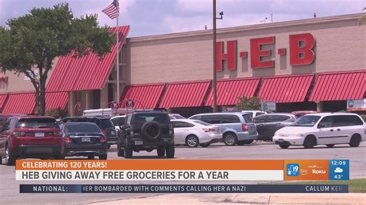 H-E-B giving 120 Texans free groceries for a year