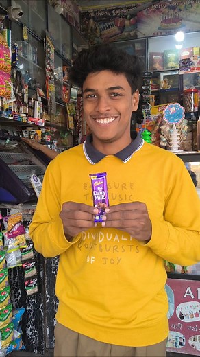 Diary Milk Return With Wood 😂🔥 #challenge #foodchallenge #shorts