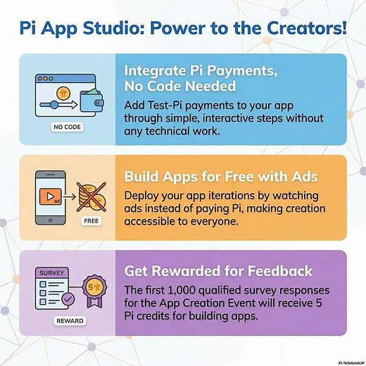 Pi Network App Studio Development and New Payment Features 2026