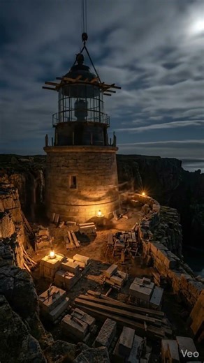 Building a Lighthouse on the Cliffs | Timelapse