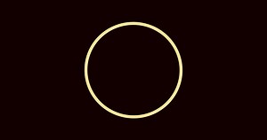 Download rainbow electronic circle loop special effect animation with black background for free