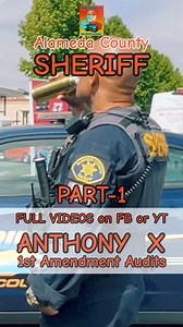 Alameda County Sheriff Department doesn’t care about our flag🇺🇸 #usa #AmericaFirst #cops #COPWATCH #badcops #sheriff #police #civilrights #photographyeveryday #1stAmendmentAudit | Anthony X 1st Amendment Audits