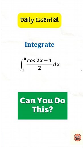 Integrate This Trig Function in Seconds! 🔥 | Daily Essential
