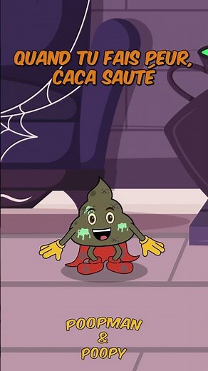 💩🎃🎶 Un petit fantôme, caca tout mini 🎶💩🎃 | A Halloween, on fait tous caca | Poopman & Poopy