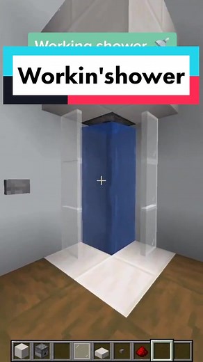 Minecraft Working Shower Tutorial