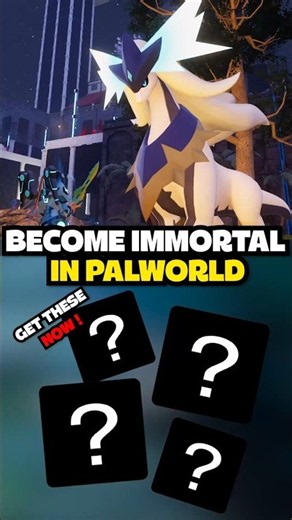 This NEW build literally make you IMMORTAL in palworld ! 😭 #palworld
