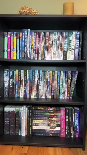 Did you catch them all? #rubyverse paperbacks in chronological order! #rubydixon #iceplanetclones #iceplanetbarbarians #risdaverse #corsairbrothers #scifiromance