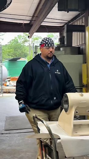 Lifting heavy materials? Don’t risk your back, use the hoist! 💪 Our team reminds us that taking a few extra seconds to lift the right way can prevent long-term injuries. Work smarter, not harder ... and always prioritize safety first. | JH Wright