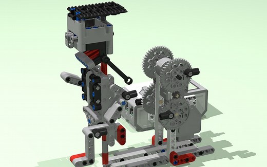 乐高EV3跑步机器人【附搭建图 参考程序】
