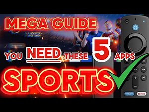 BEST Live Sports Apps for Firestick 2025 | Watch Sports on Fire TV! | FULL Step by Step Guide!