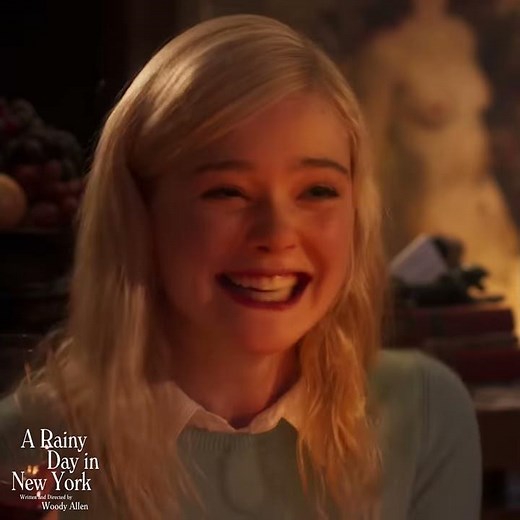 Elle Fanning - A Rainy Day in New York